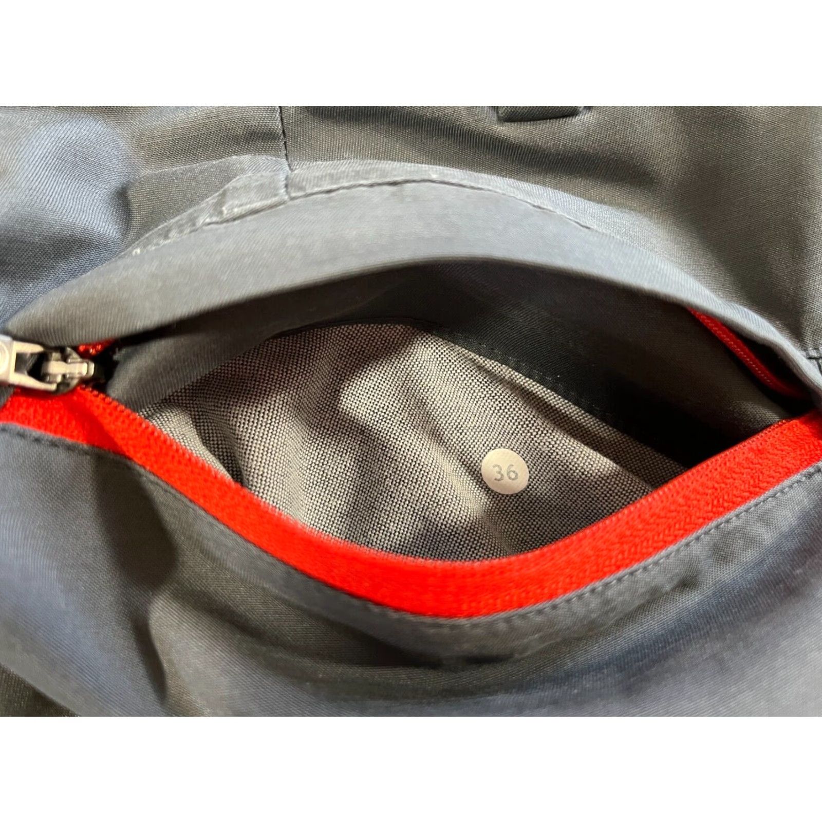 Lululemon Lululemon Men's Commission Pants Gray 36x32.5 Regular Chino City Preppy Flat Front Belt Loops Pockets Stretch Size US 36 / EU 52 - 7 Thumbnail