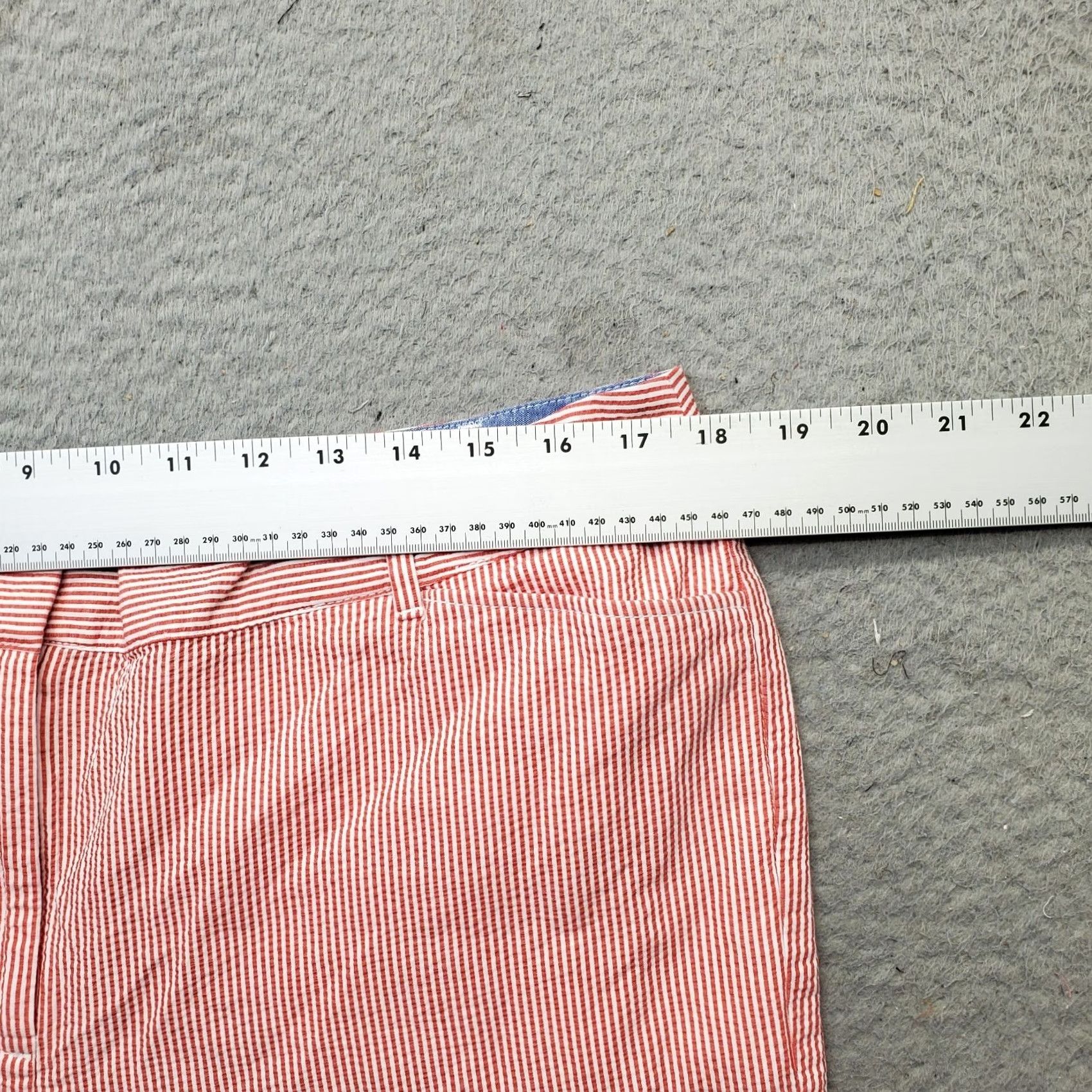 Talbots Talbots Cropped Pants Womens Size 14 Multicolor Striped Seersucker Flat Front Size 36" / US 14 / IT 50 - 6 Thumbnail