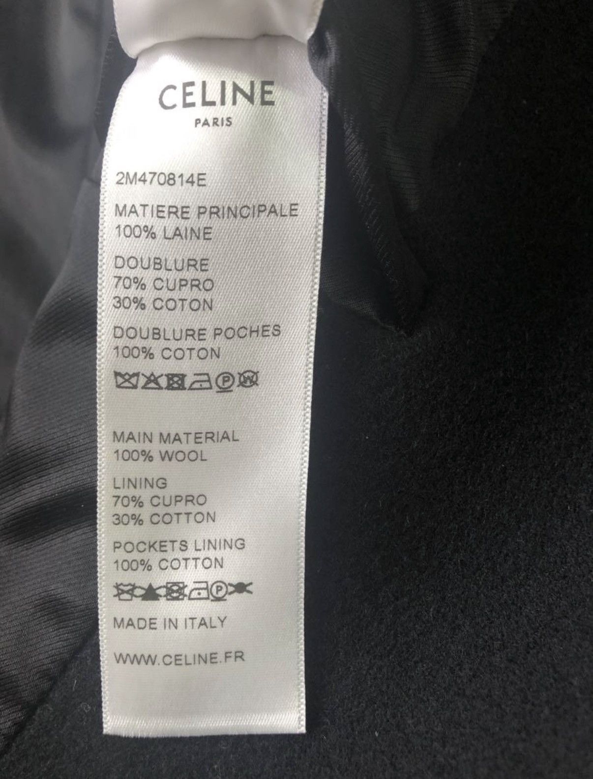 Celine Celine 20FW gold button double allure navy coat sz52 Size US L / EU 52-54 / 3 - 7 Thumbnail
