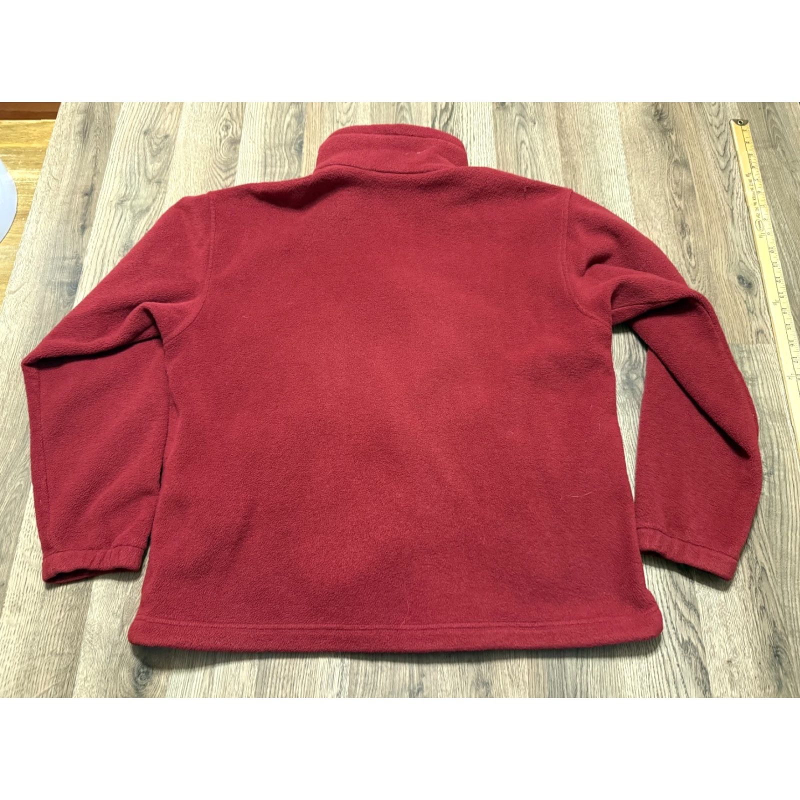 Vintage Columbia Sweatshirt Mens Size L Red Full Zip Fleece Zip Pockets Outdoor 90s? (Note: No new info) Size US L / EU 52-54 / 3 - 2 Thumbnail