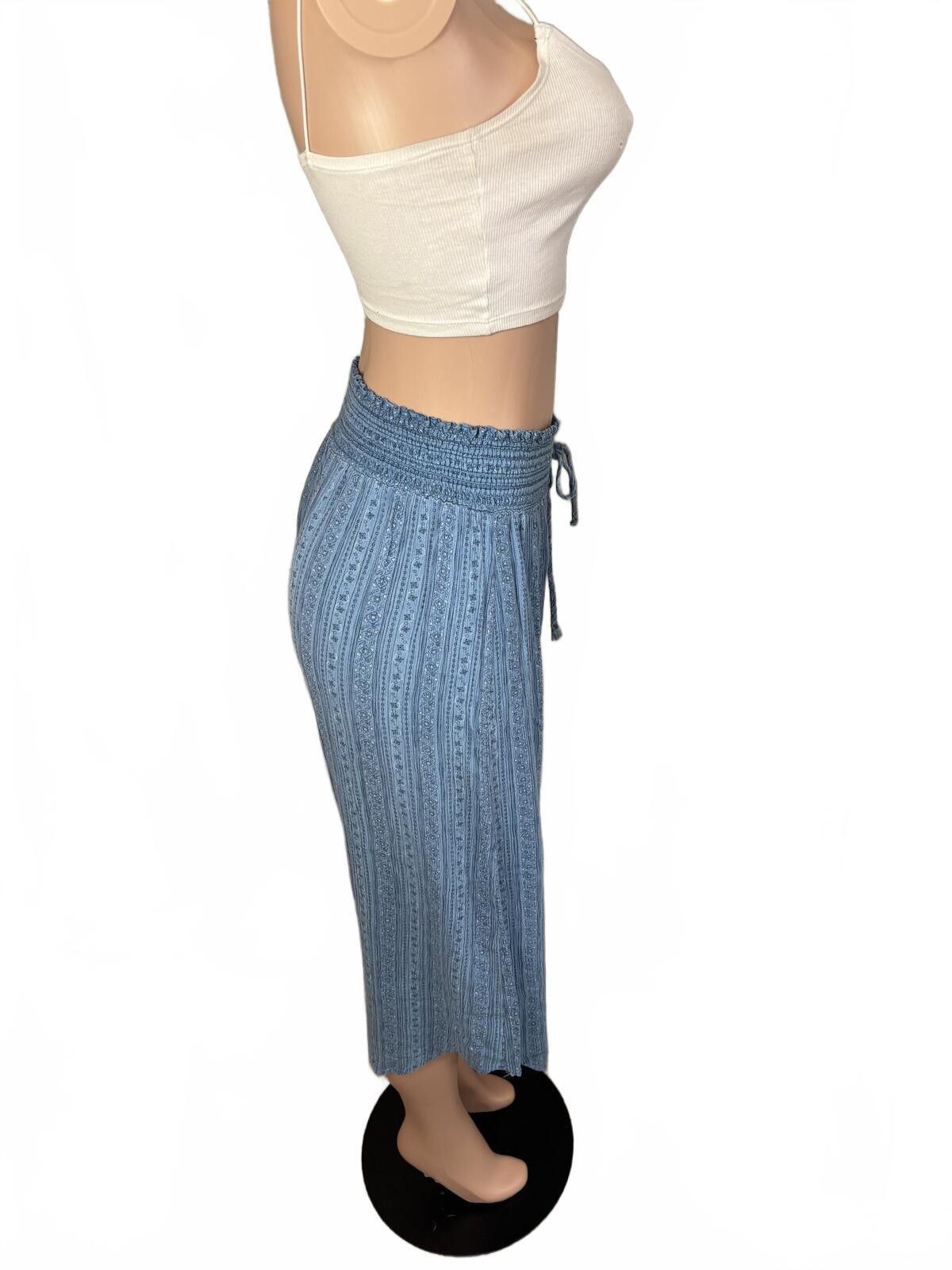 Other Kingston Grey Boho Hippie Wide Leg Cropped Pants. XL. Size 40" / US 18 - 7 Thumbnail