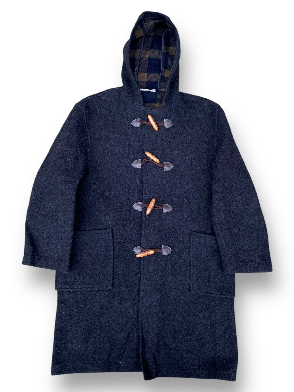 Original Montgomery × Vintage The Montgomery Duffle Coat Made in England Wool Jacket. #E2 Size US L / EU 52-54 / 3 - 1 Thumbnail