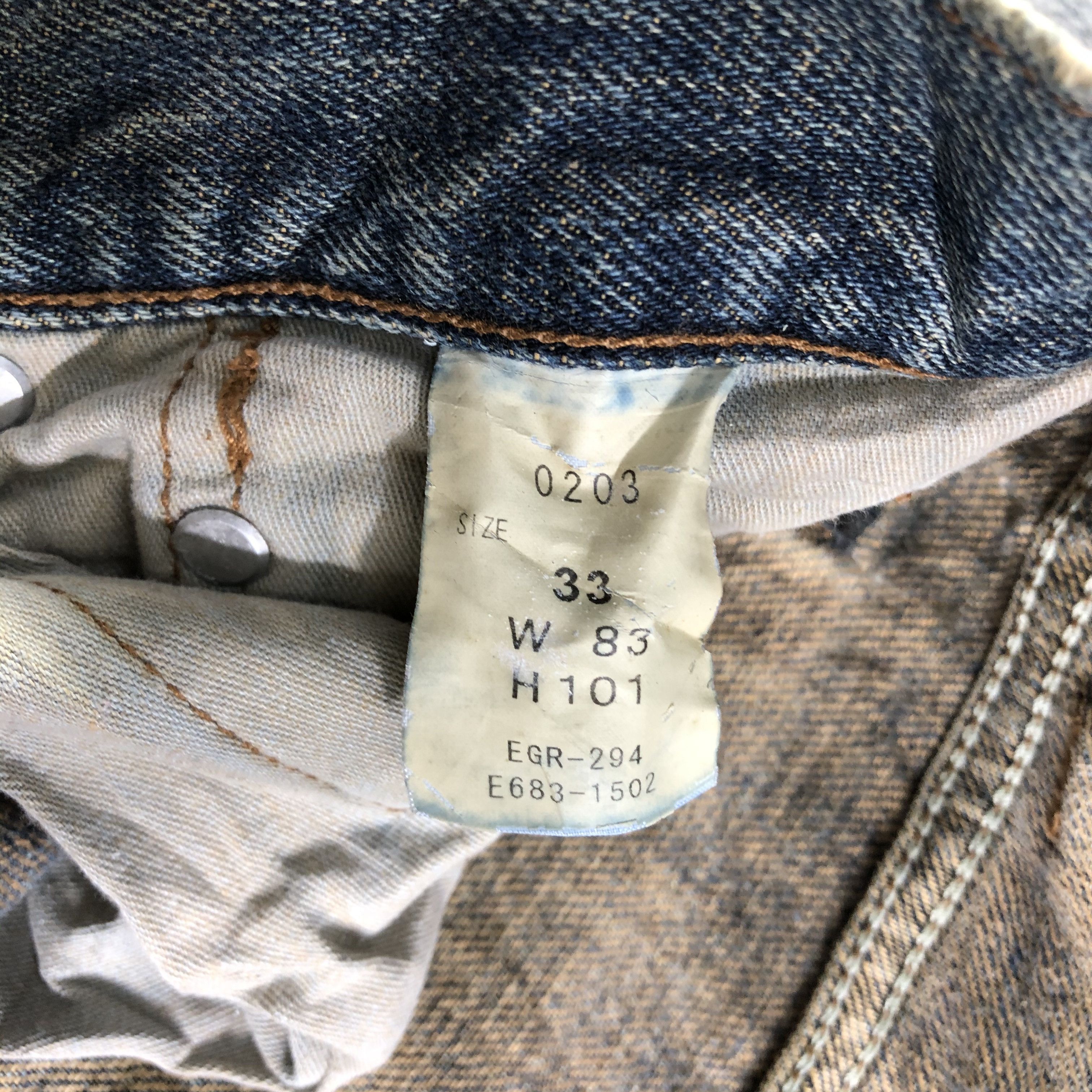 Vintage Vintage Gold Rush Rally Jeans-J4580 Size US 33 - 10 Thumbnail