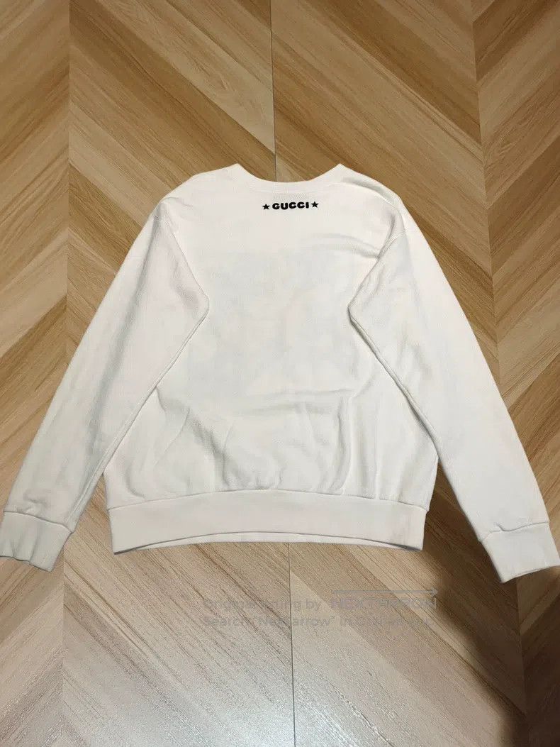 Gucci Gucci White sweatshirt Size US M / EU 48-50 / 2 - 2 Thumbnail