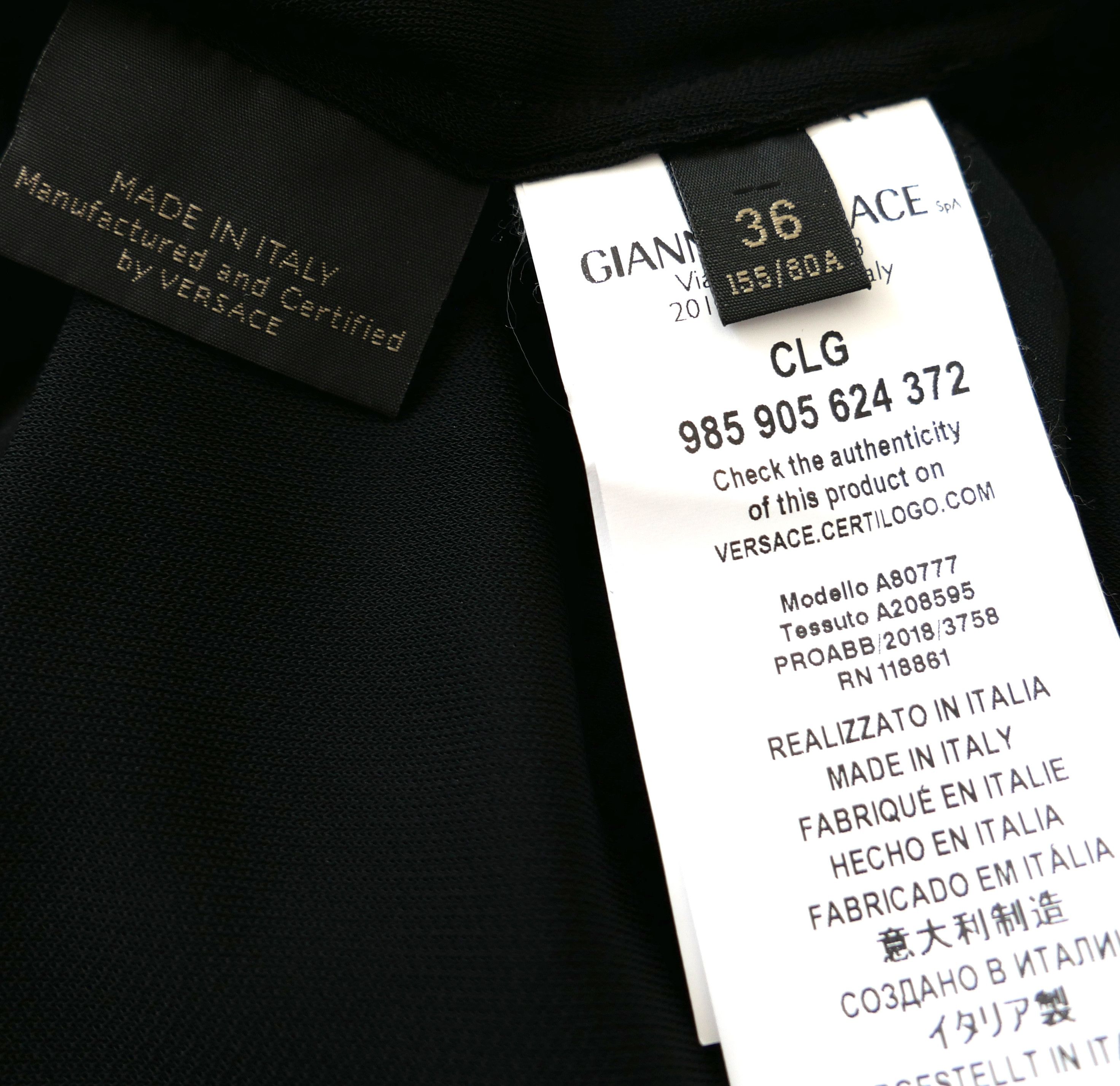 Versace Versace One Sleeve Draped Dress Size S / US 4 / IT 40 - 7 Thumbnail