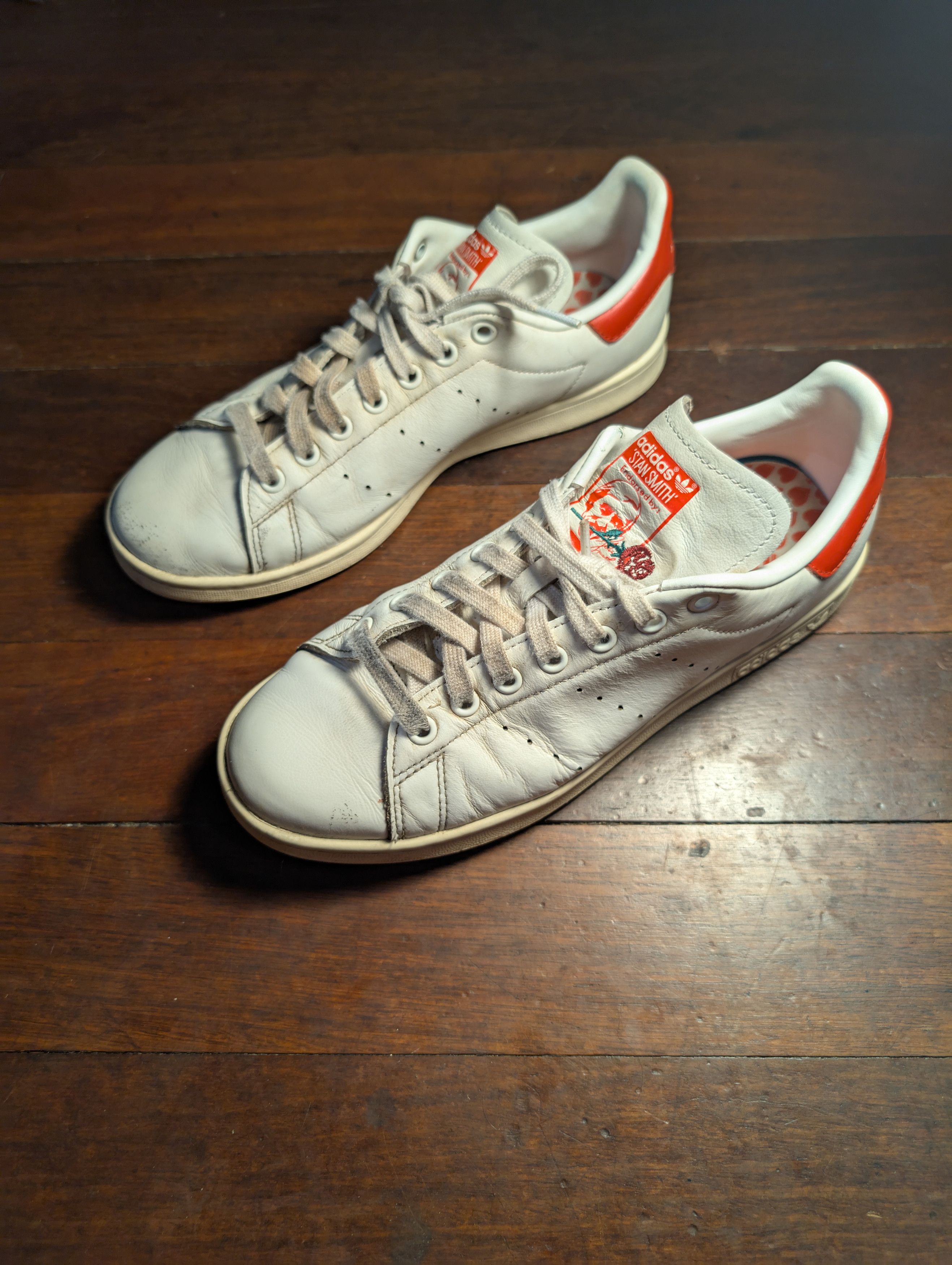 Adidas Stan Smith 'Valentine's Day Red' (2020) UK 8 Size US 8.5 / EU 41-42 - 4 Thumbnail