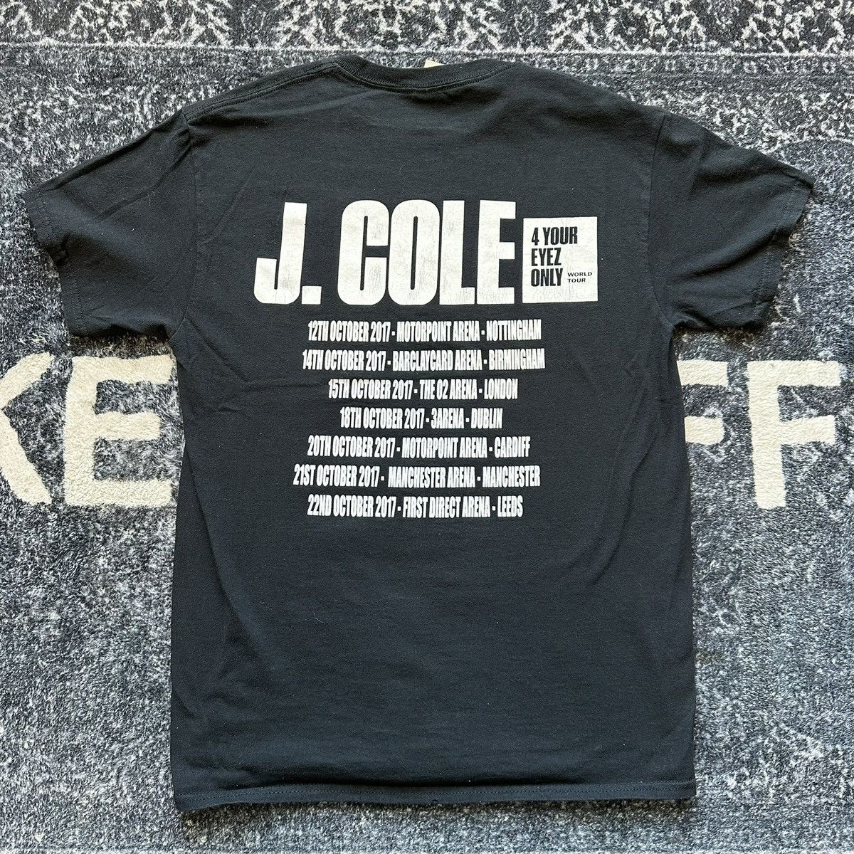 J. Cole J Cole Tour 4 Your Eyez Only Graphic T-Shirt Medium Size US M / EU 48-50 / 2 - 2 Thumbnail
