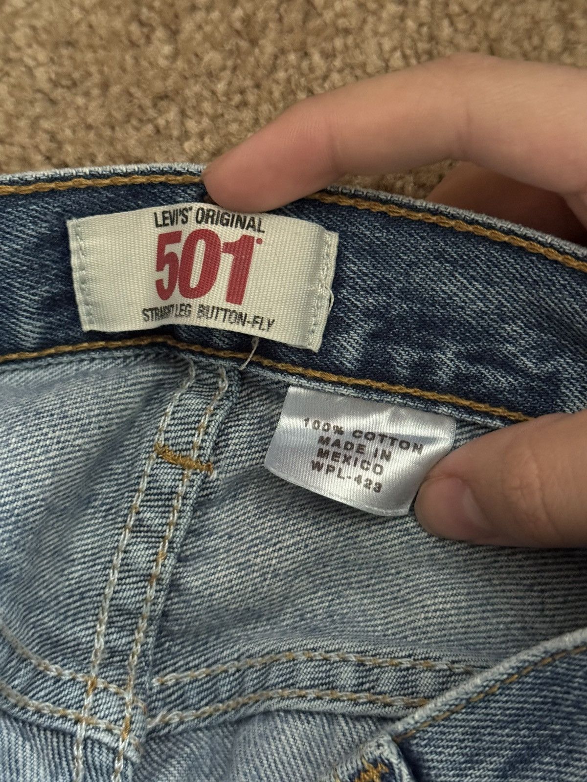 Levi's × Levi's Vintage Clothing × Vintage VINTAGE LEVIS 501 33x34 Size US 33 - 4 Thumbnail