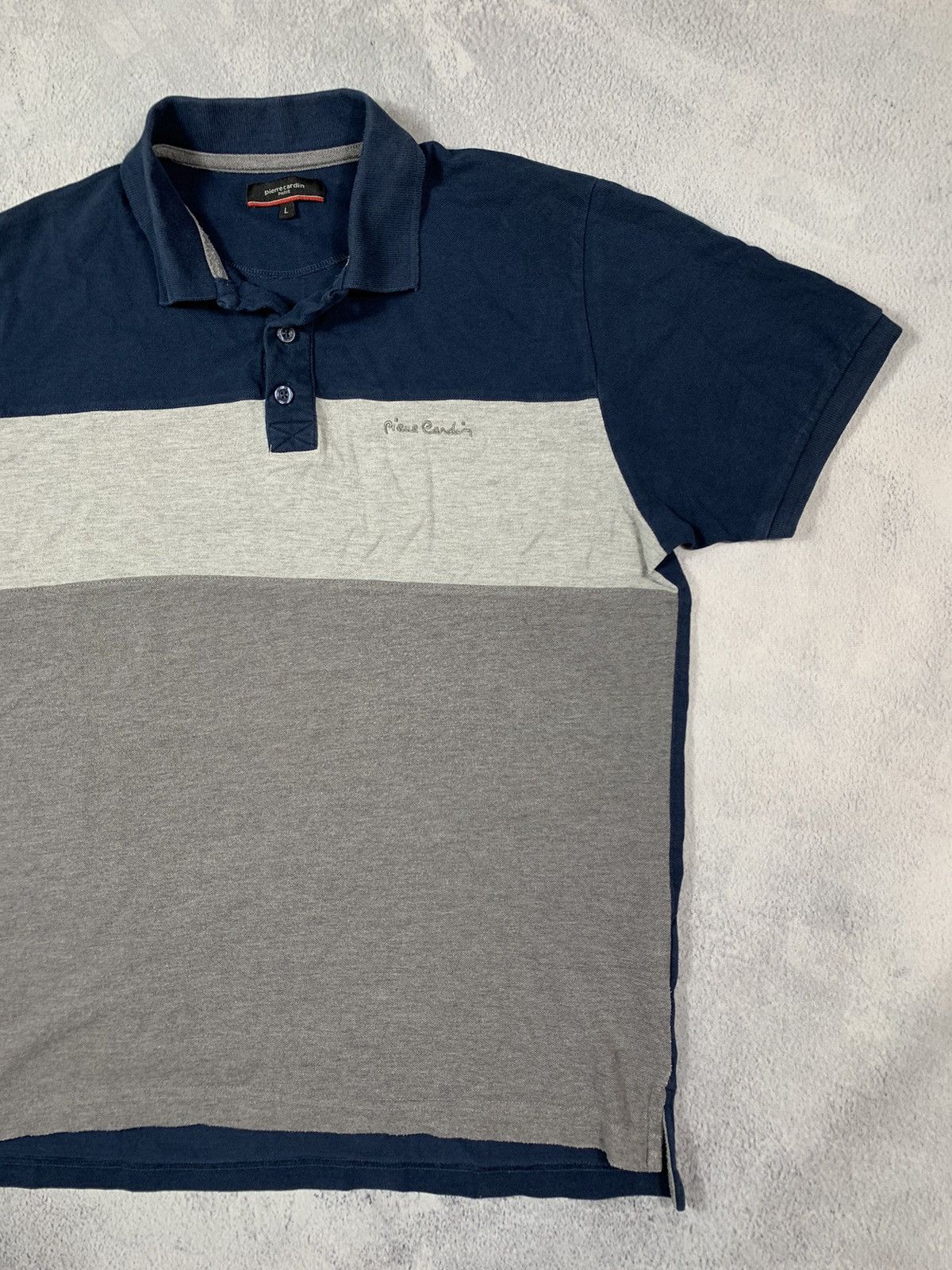 Pierre Cardin × Vintage Vintage Y2K Pierre Cardin 1/4 button polos tee size L Size US L / EU 52-54 / 3 - 3 Thumbnail
