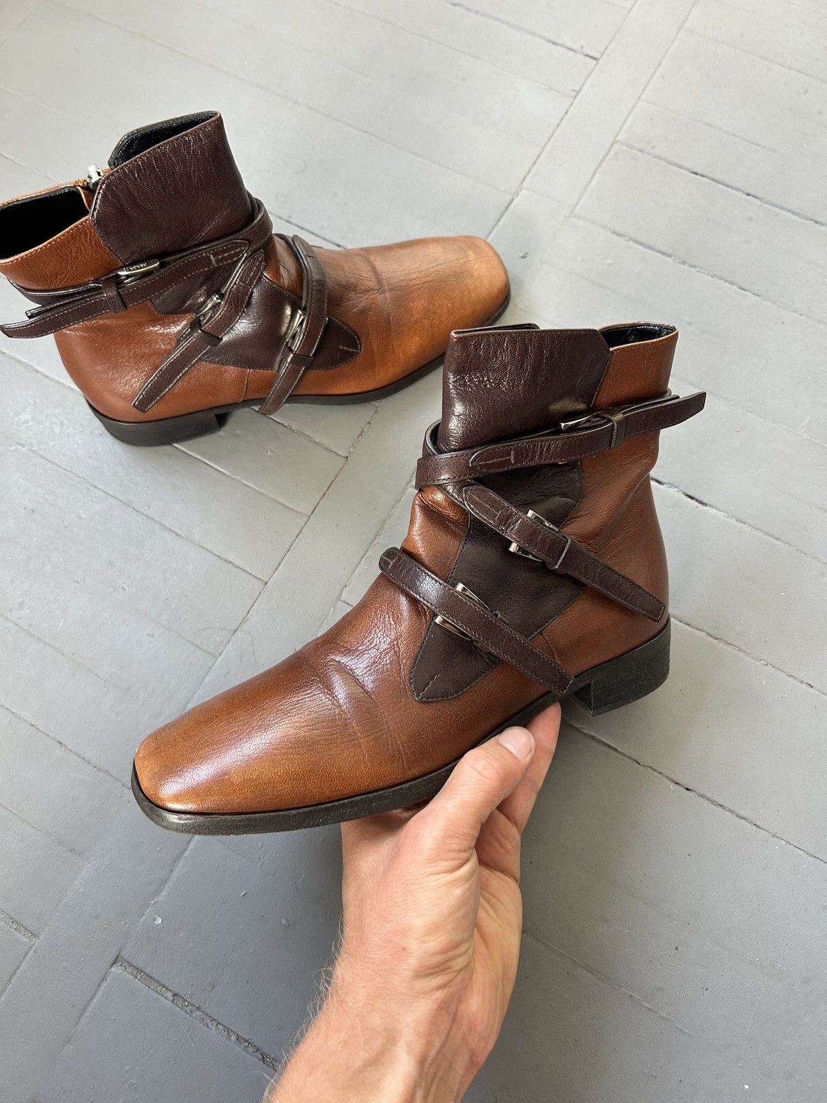 Prada Prada leather boots Size US 7.5 / IT 37.5 - 3 Thumbnail