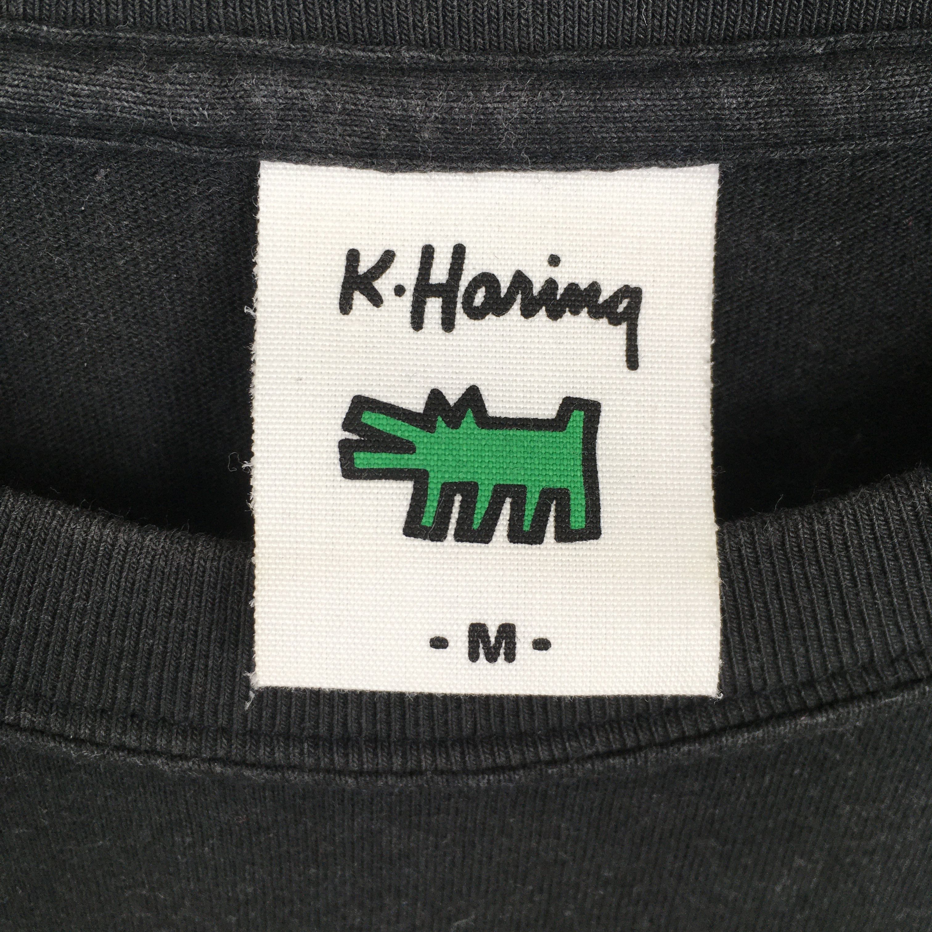 Keith Haring × Vintage 90s Keith Haring Telephone Pop Art Lithographs Tshirt M Size US M / EU 48-50 / 2 - 5 Thumbnail