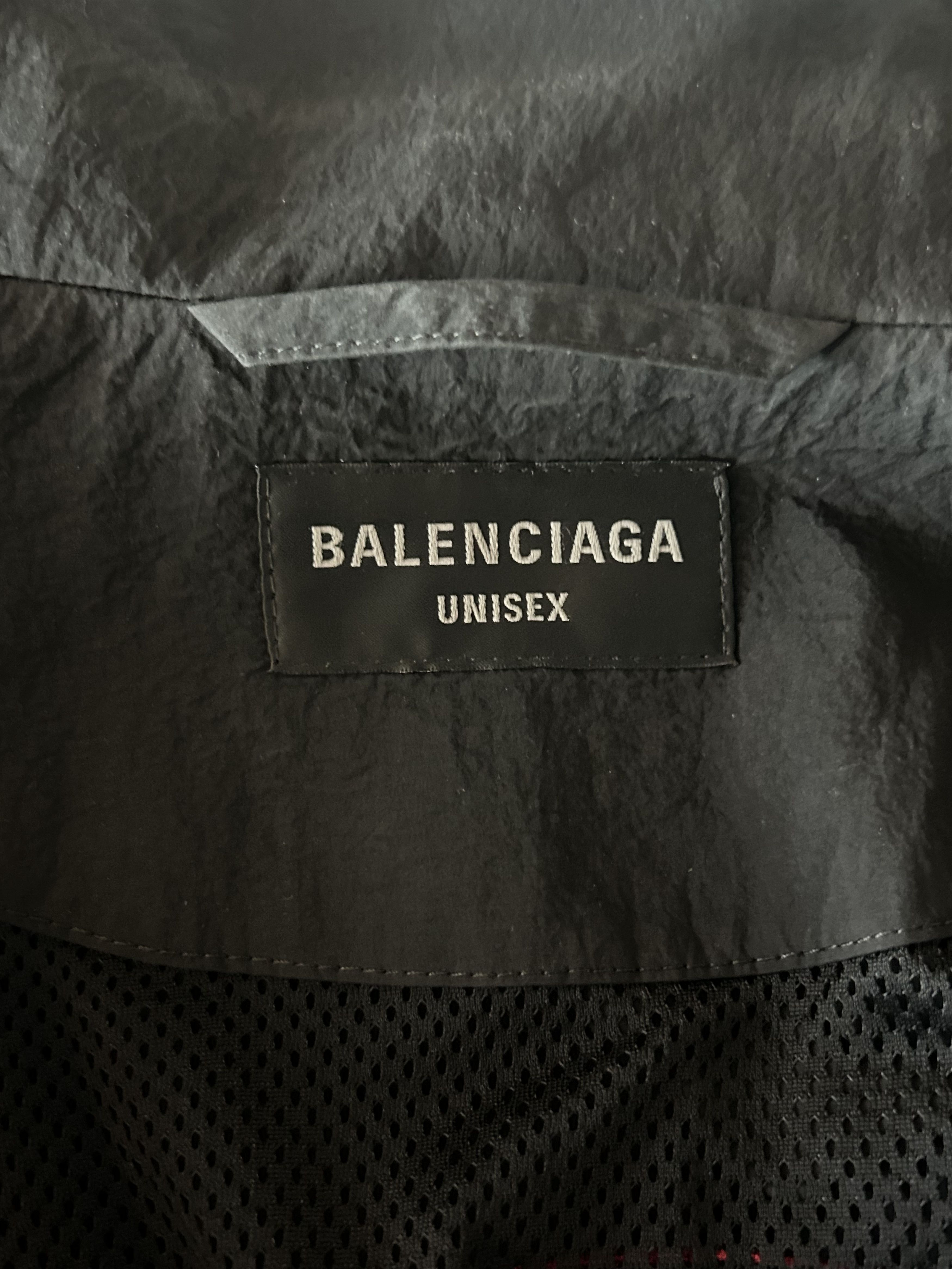 Balenciaga Black & Red Lion Club Embroidered Logo Track Jacket Size US XL / EU 56 / 4 - 3 Thumbnail