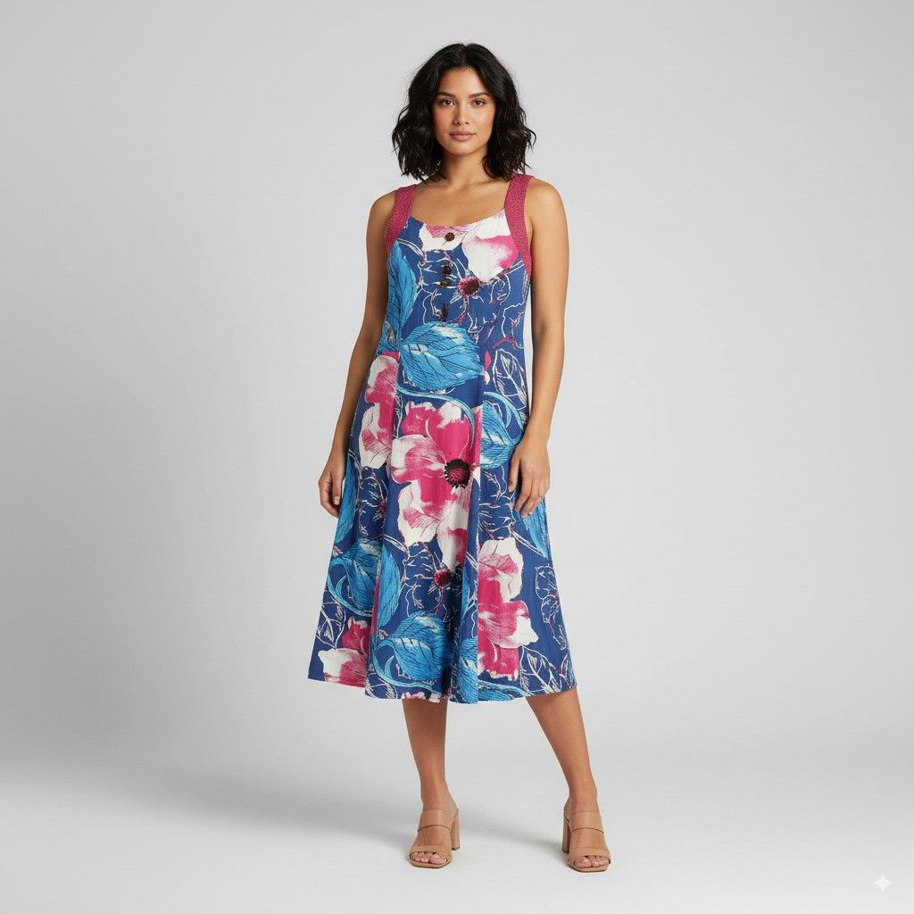 Joe Browns New Joe Browns Women 12 38 M Dress Pink 7917 Size M / US 6-8 / IT 42-44 - 1 Thumbnail