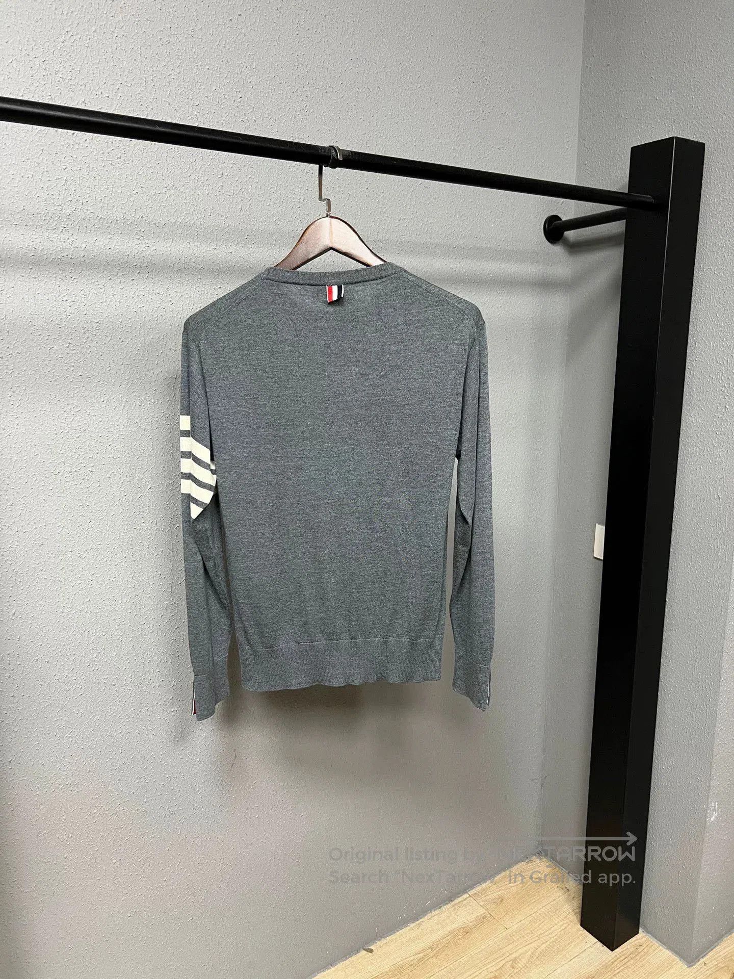 Thom Browne thom browne gray cashmere knit sweater. Size US M / EU 48-50 / 2 - 2 Thumbnail