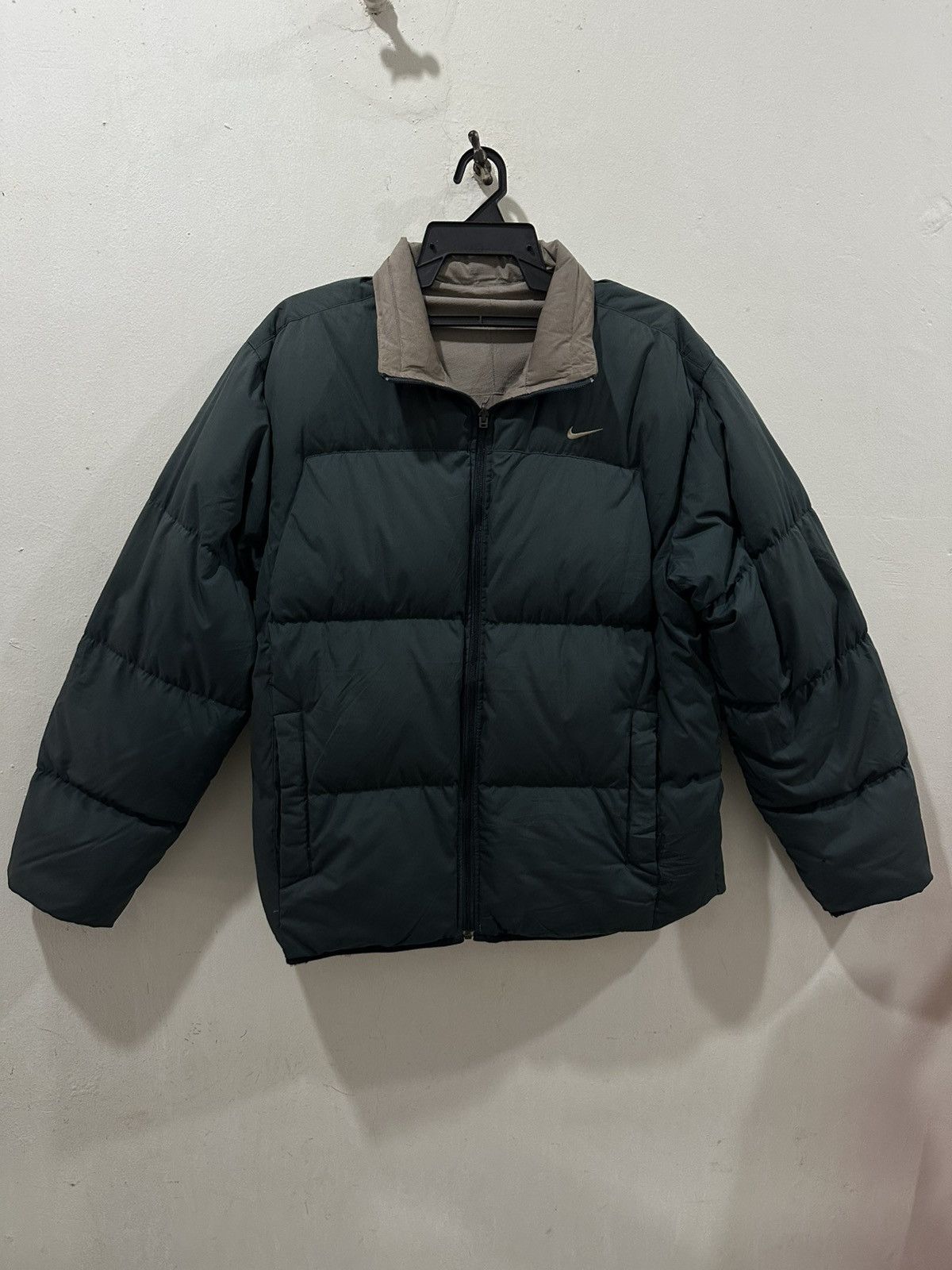 Vintage 2003 VTG Nike Puffer Reversible Jacket Size US L / EU 52-54 / 3 - 2 Thumbnail