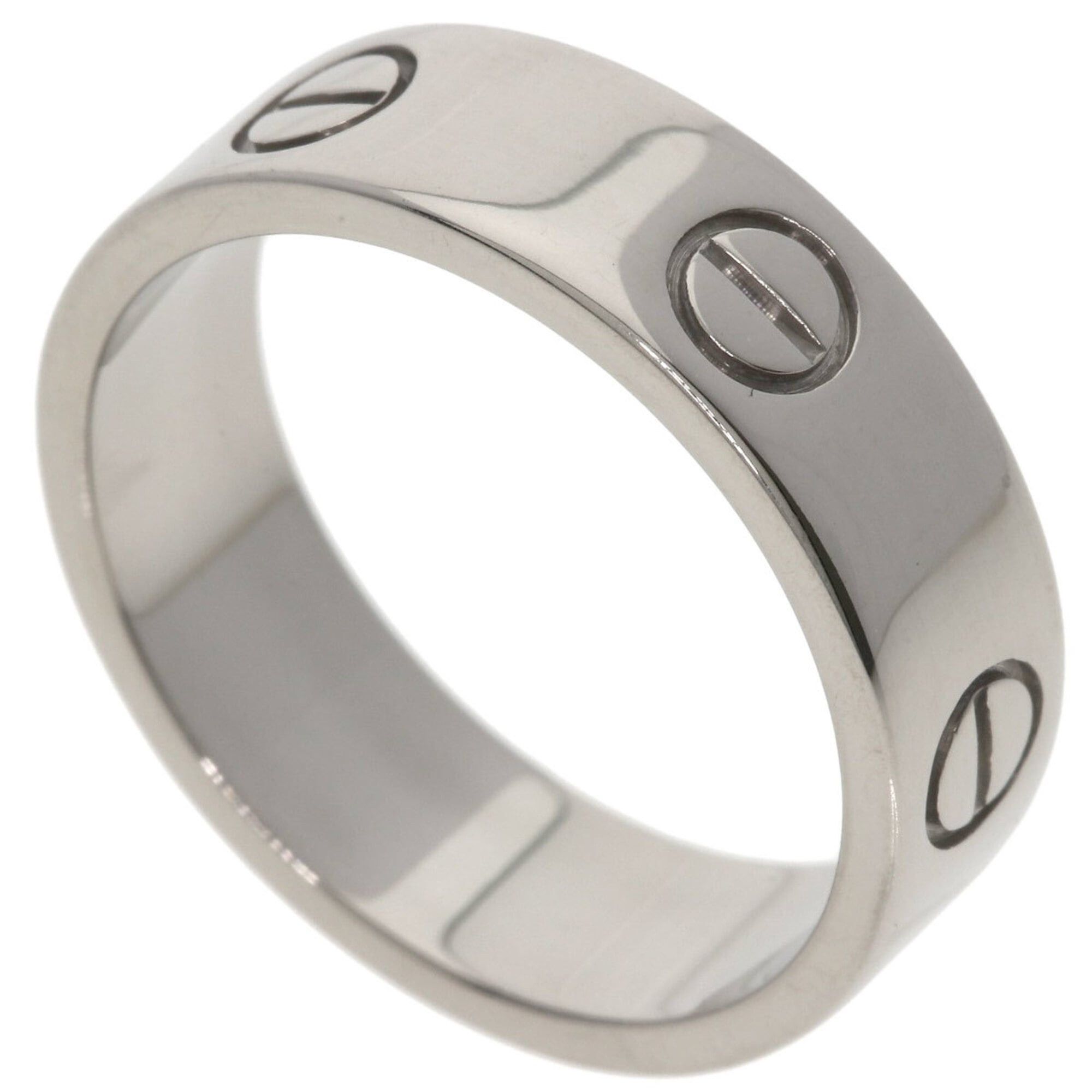 Cartier Cartier Love Ring #57, 18K White Gold, Women's Ring, CARTIER Size ONE SIZE - 1 Thumbnail