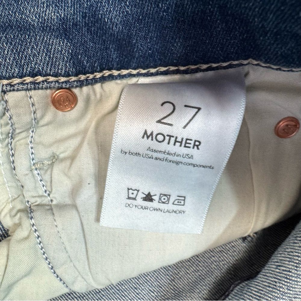 MOTHER MOTHER Stunner Zip Ankle Step Fray in Good Girls Do Jeans S Size 27" / US 4 / IT 40 - 8 Thumbnail