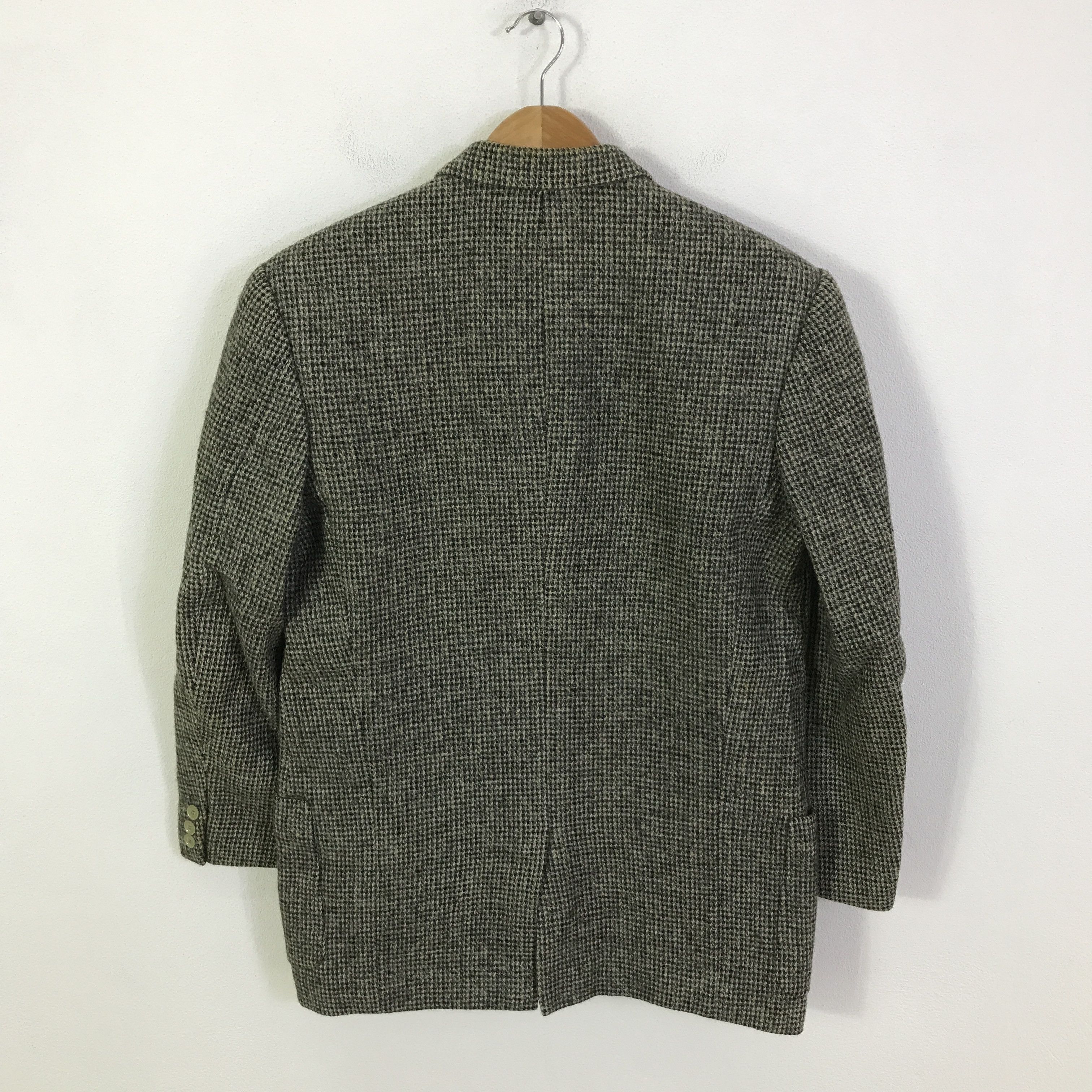 Harris Tweed Harris tweed Blazer Coat jacket K110B17 Size US L / EU 52-54 / 3 - 3 Thumbnail