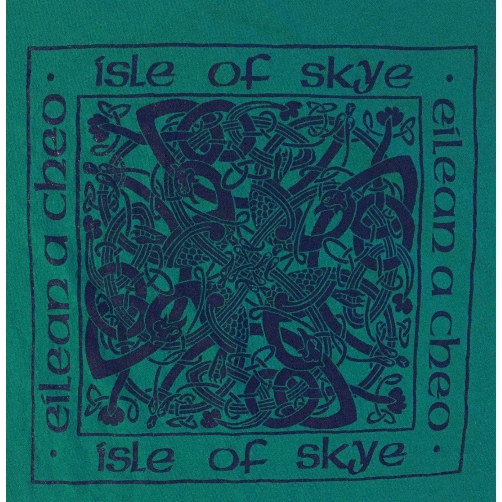 Vintage VINTAGE Isle Of Skye Abstract Art T-Shirt M Green 80s 90s Surf Grunge Picasso USA Mens Size US M / EU 48-50 / 2 - 2 Thumbnail