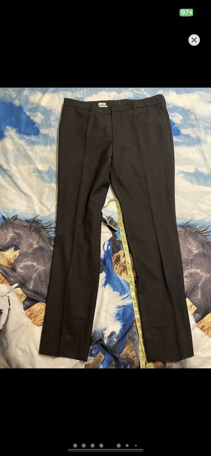image of Filippa K Light Wool Trouser 52/36 in Charcoal, Men's