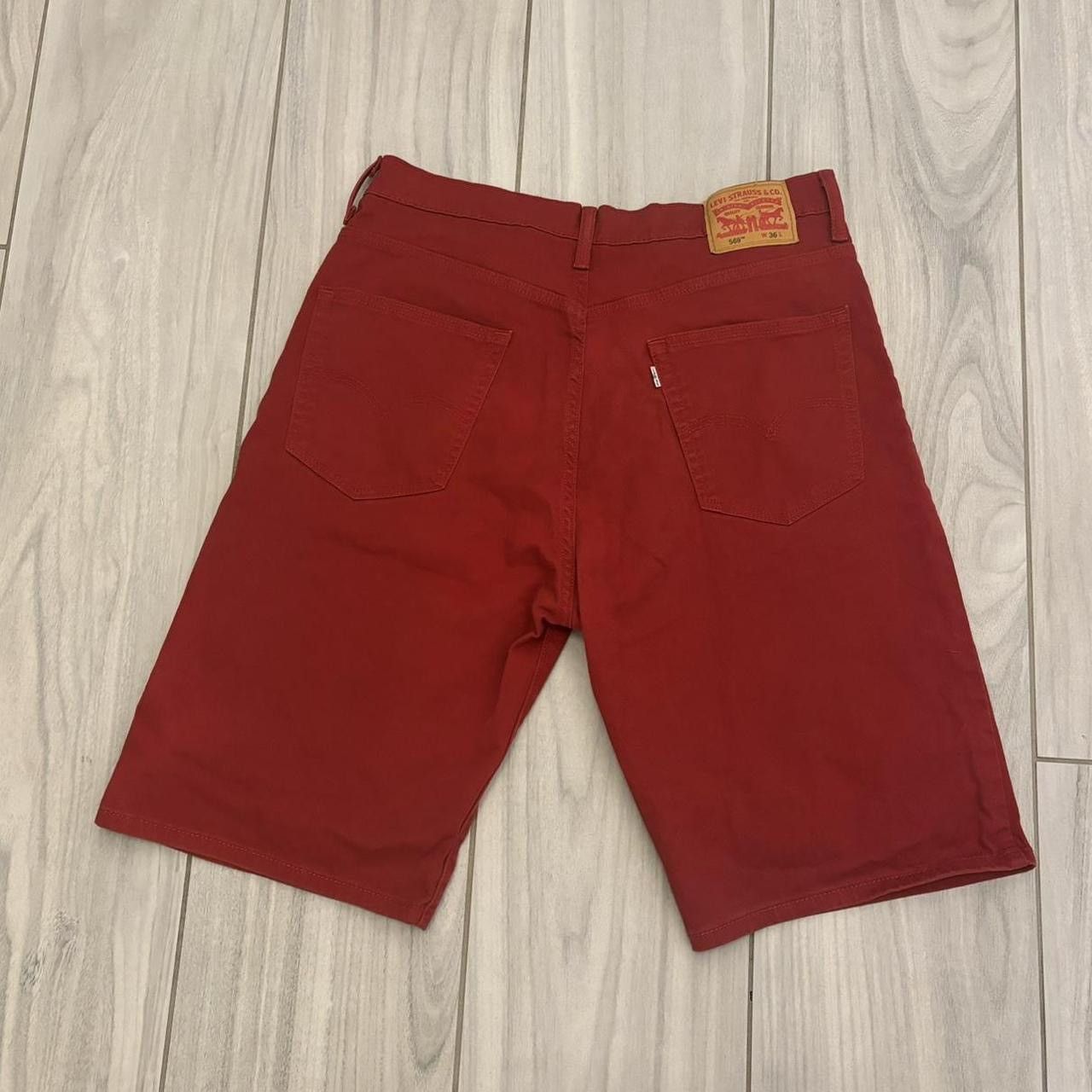 Levi's × Levi's Vintage Clothing × Vintage Baggy Levis Red Jorts Size US 36 / EU 52 - 5 Thumbnail