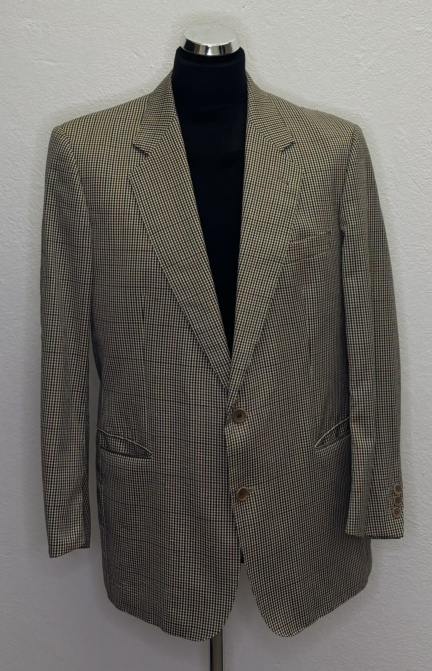 Burberry Burberrys Vintage Beige Blazer Size M/L Size 44R - 1 Thumbnail