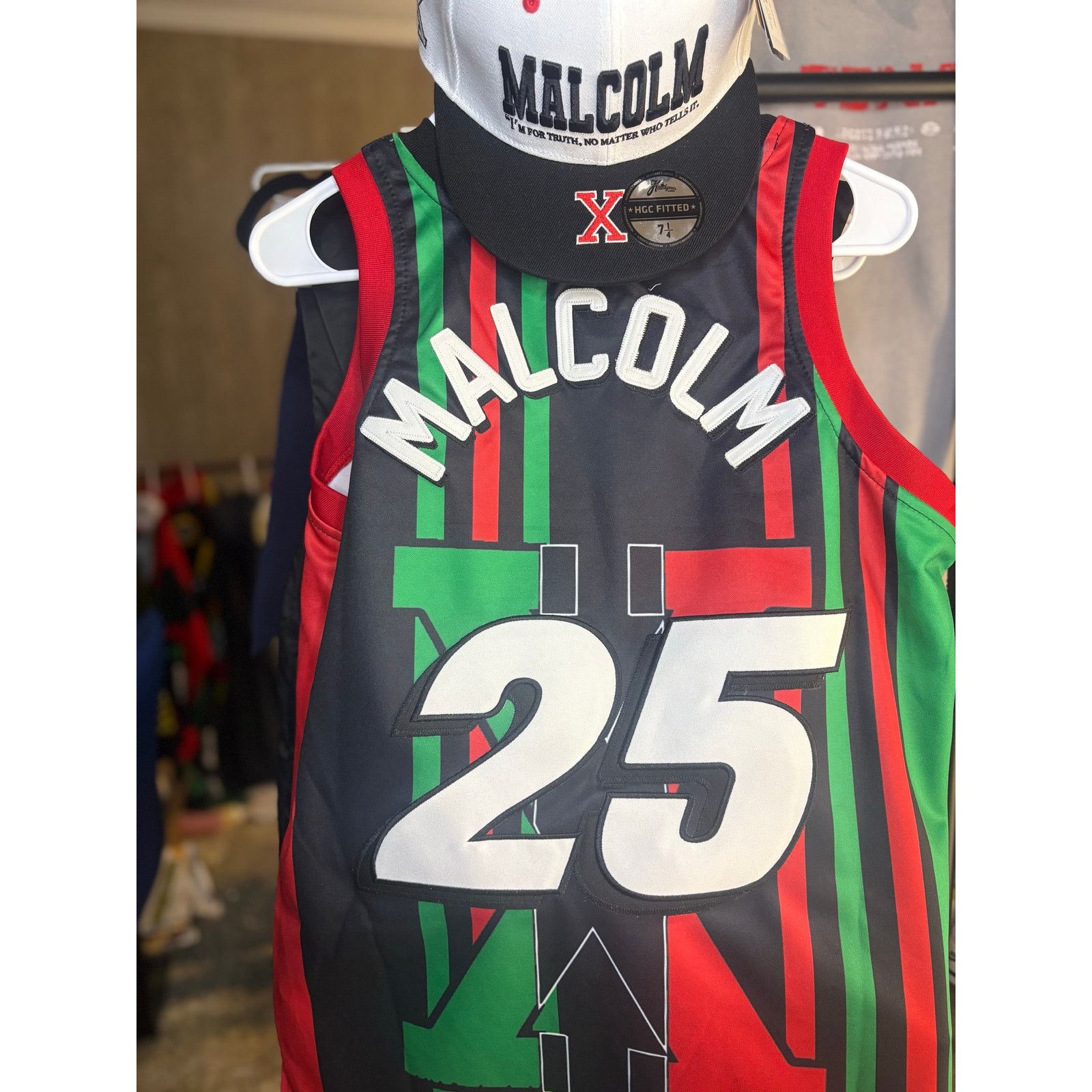 Other New - Sz S Malcom X Jersey w/ Matching 7 1/4 Hat Size US S / EU 44-46 / 1 - 2 Thumbnail