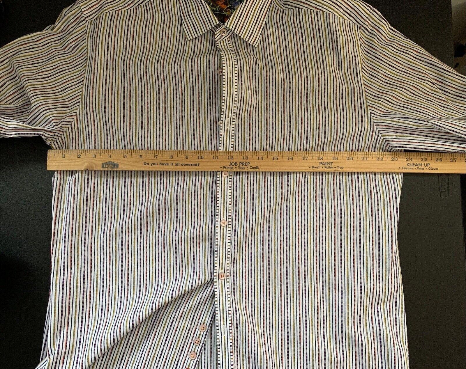 Robert Graham Robert Graham Sz L Shirt Long Sleeve Knowledge Wisdom Truth Size US XL / EU 56 / 4 - 9 Thumbnail