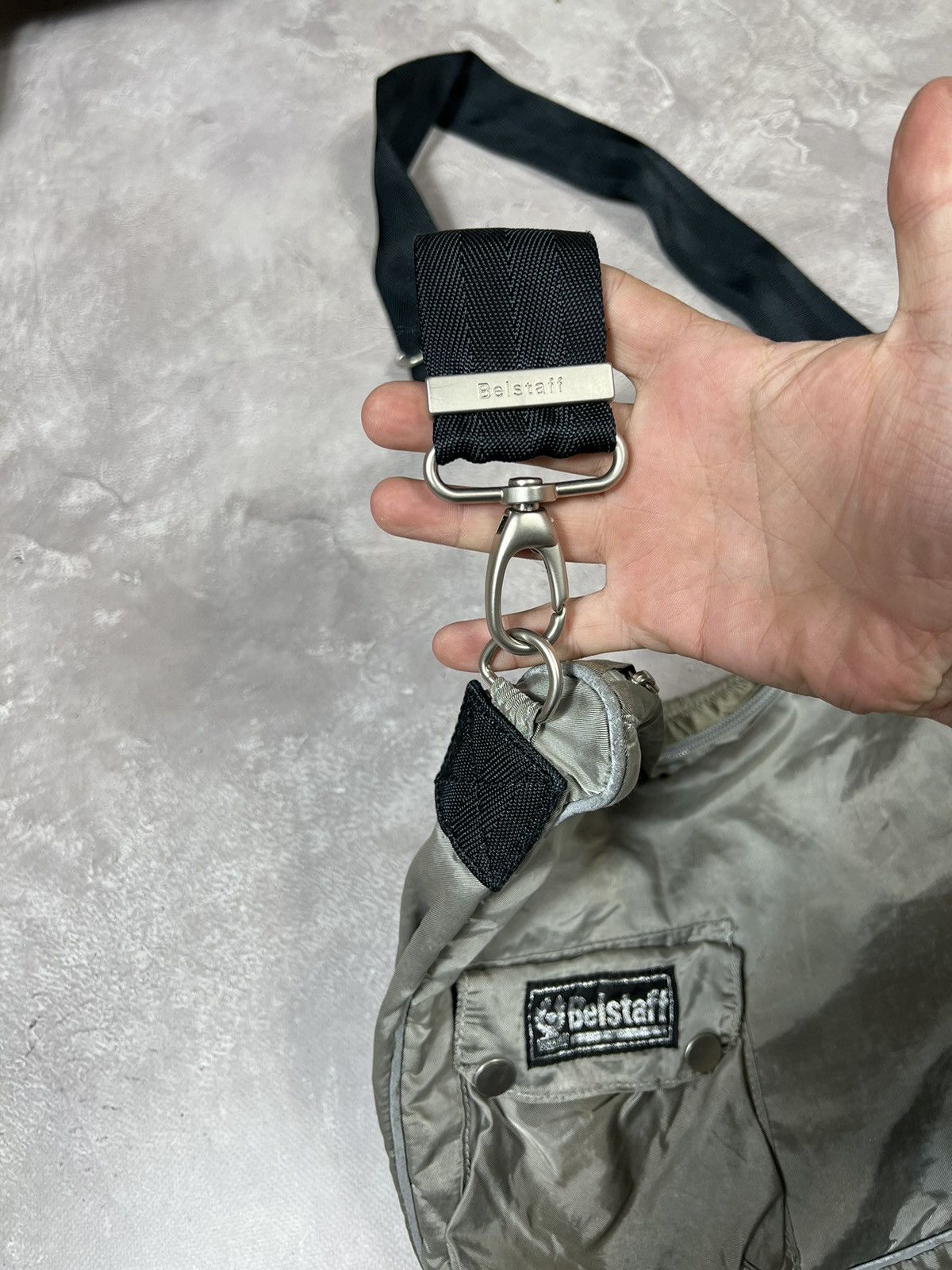 Other Vintage Belstaff Silver Nylon Bag Size ONE SIZE - 6 Thumbnail
