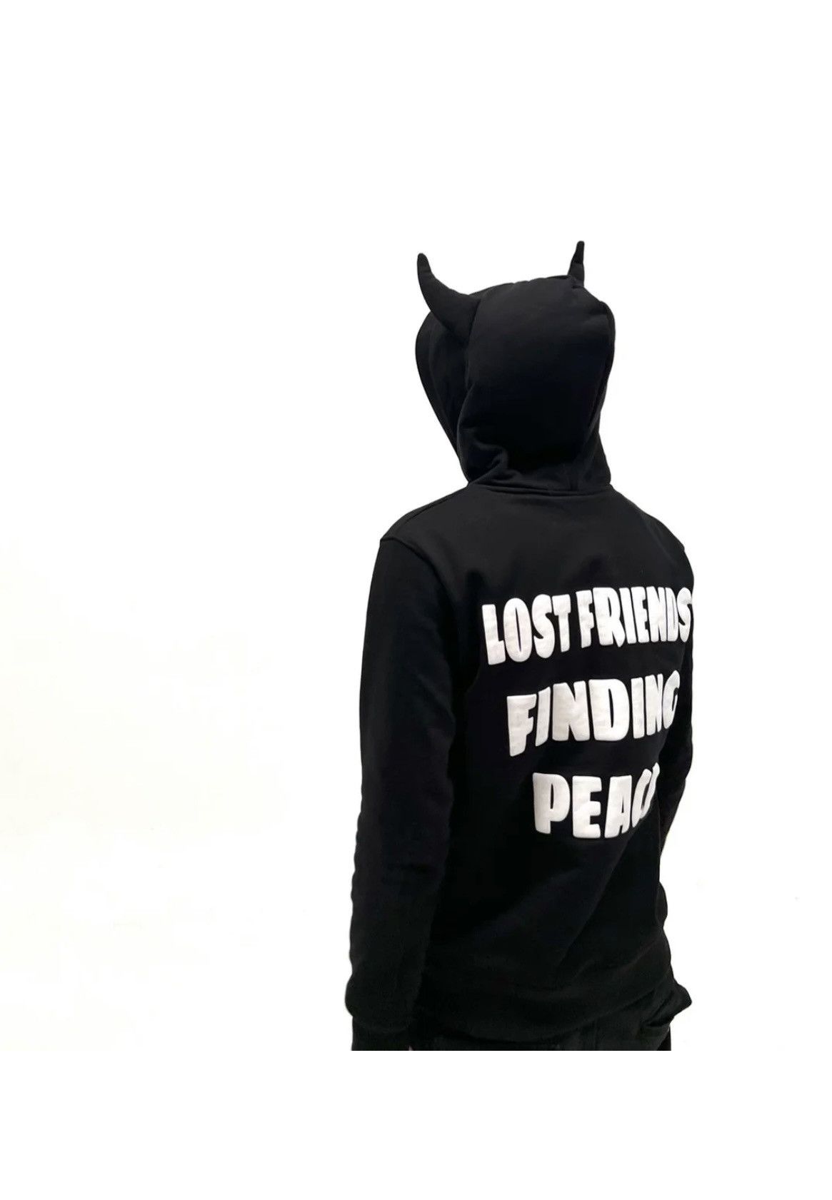 Other Unfinished Dreamz “LOST FRIENDS” Horned Hoodie Size US XL / EU 56 / 4 - 3 Thumbnail
