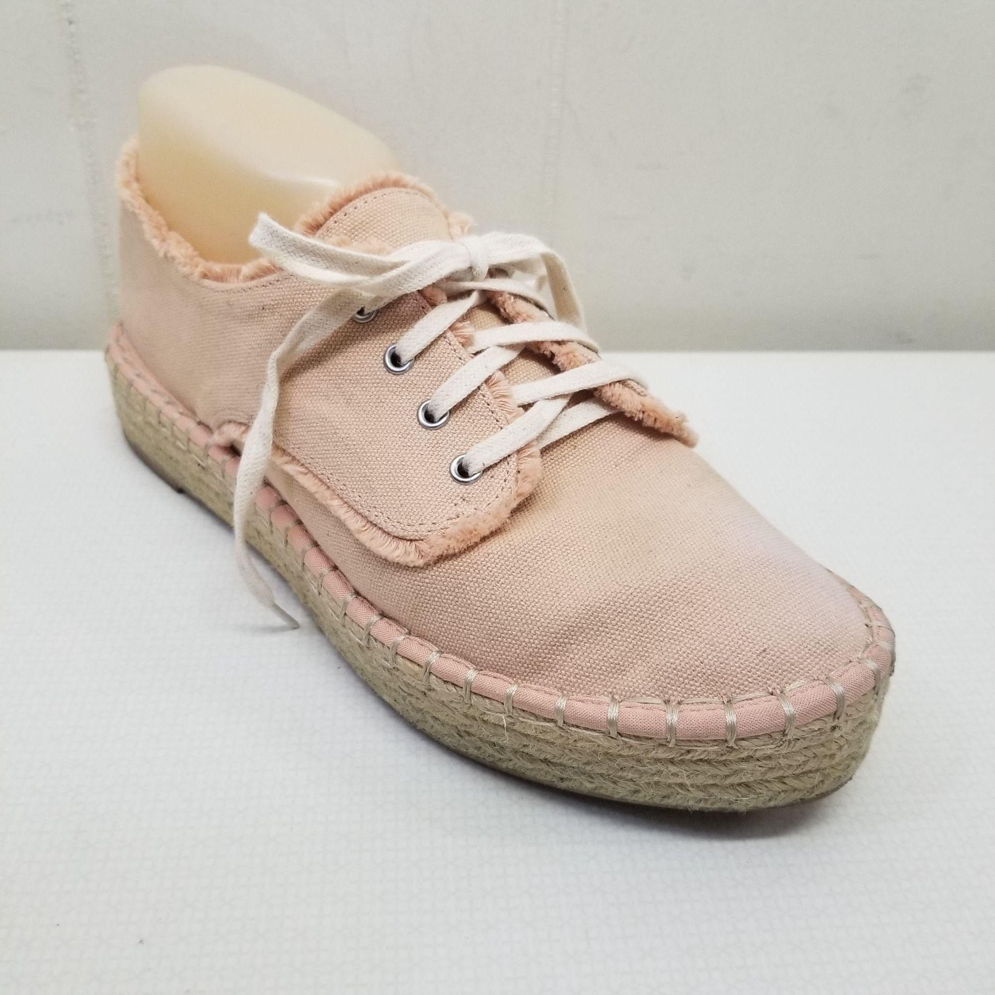Dolce Vita Dolce Vita 9.5 Peach Canvas Espadrille Sneakers Shoes Lace U Size US 9.5 / IT 39.5 - 2 Thumbnail