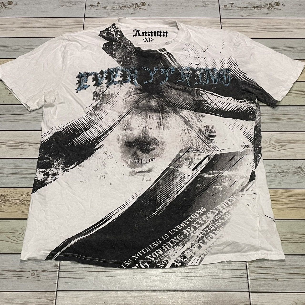 Affliction × Ed Hardy × Tapout Rare Wings Cross Tee Y2K Affliction Style Size US XL / EU 56 / 4 - 1 Thumbnail