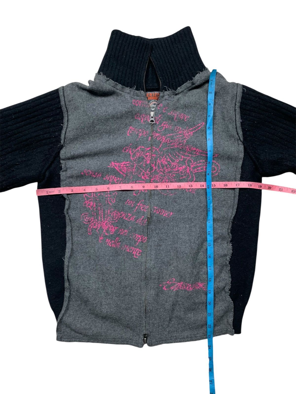 291295=Homme 291295 Homme Full zip knit jacket Size US M / EU 48-50 / 2 - 4 Thumbnail