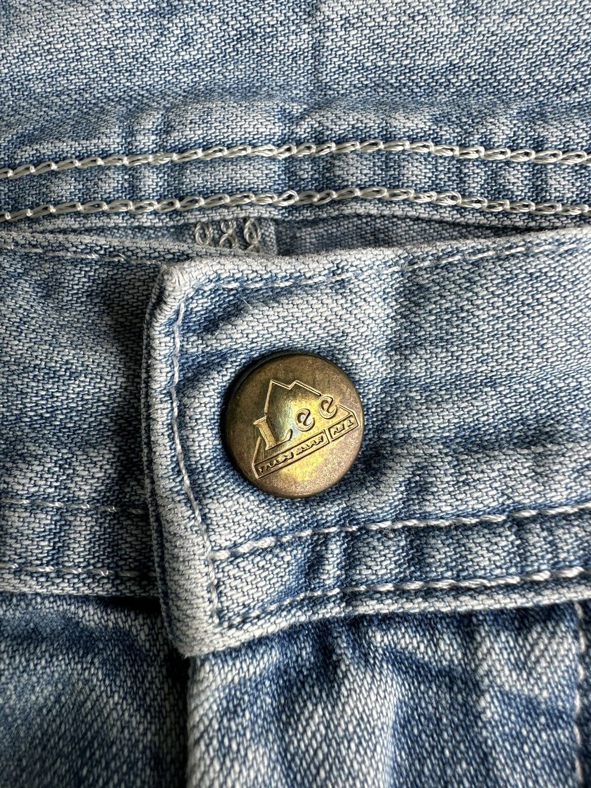 Lee × Vintage Vintage Lee Union Made Sanforized Carpenter Denim D462 Size US 30 / EU 46 - 8 Thumbnail