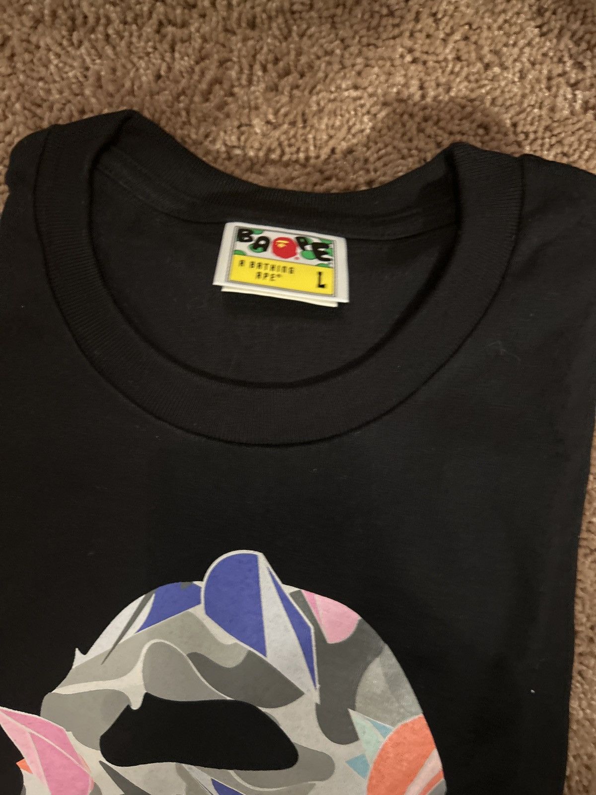 Bape BAPE x LDG Ape Head Tee 'Black' Size US L / EU 52-54 / 3 - 4 Thumbnail