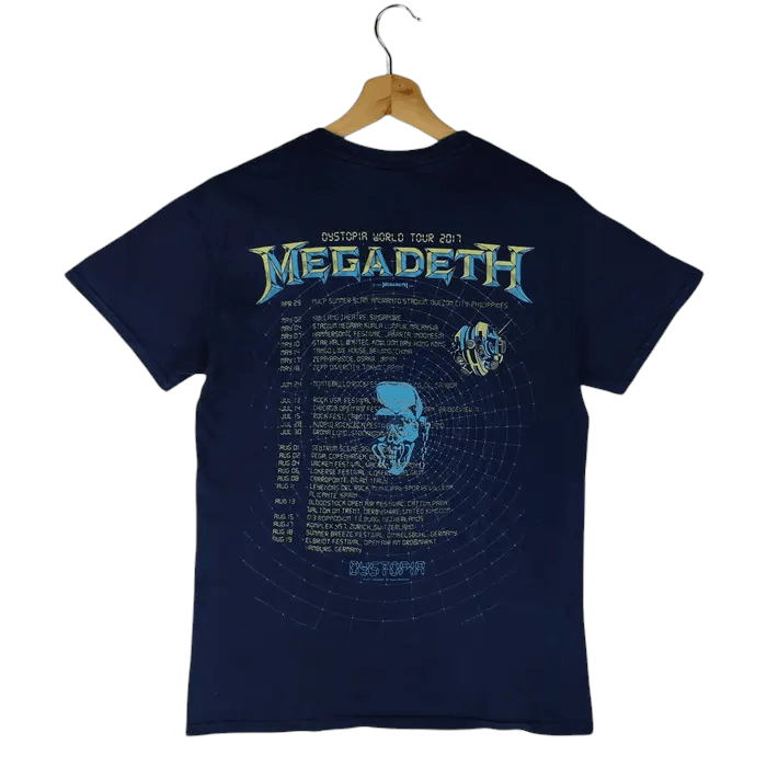 Megadeth Megadeth Dystopia World Tour 2017 in Malaysia Band Tshirts Size US S / EU 44-46 / 1 - 2 Thumbnail