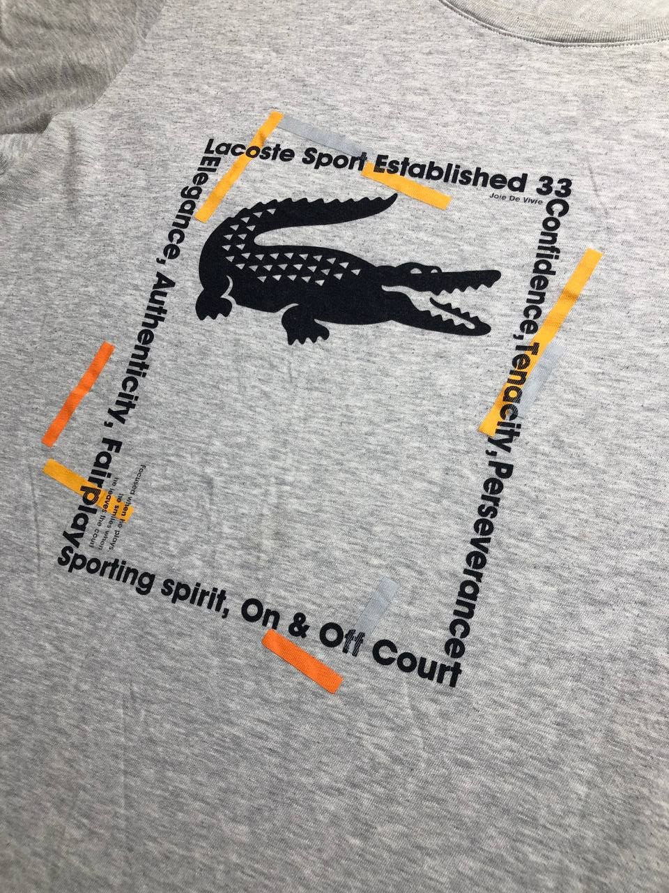 Lacoste Lacoste Big Logo Print Tee T-Shirt Size US L / EU 52-54 / 3 - 6 Thumbnail