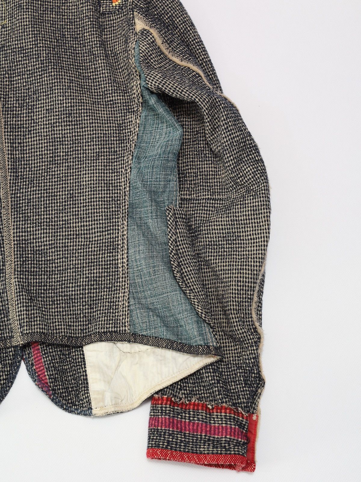 Marithe + Francois Girbaud Marithe Francois Girbaud Wool Cotton Printed Blazer Jacket Size M / US 6-8 / IT 42-44 - 12 Thumbnail