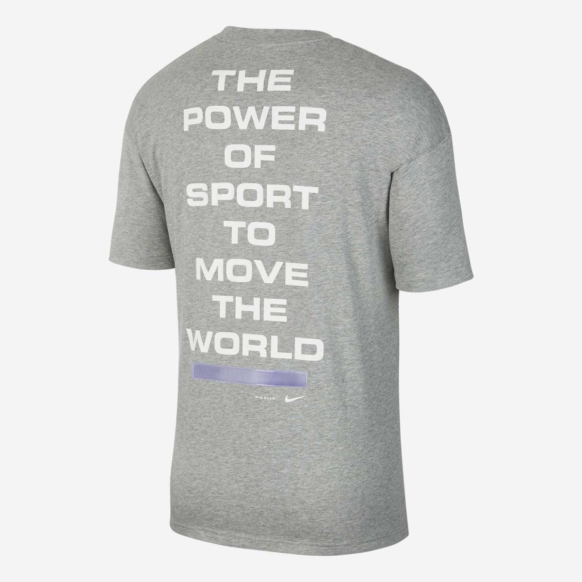 Nike × Pigalle 2019 THE POWER OF SPORT TO MOVE THE WORLD TEE HEATHER SAiL Size US M / EU 48-50 / 2 - 10 Thumbnail