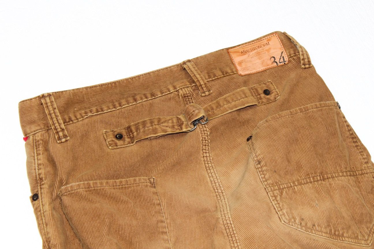 ANACHRONORM Corduroy Damaged Double Knee Pants Size US 33 - 3 Thumbnail