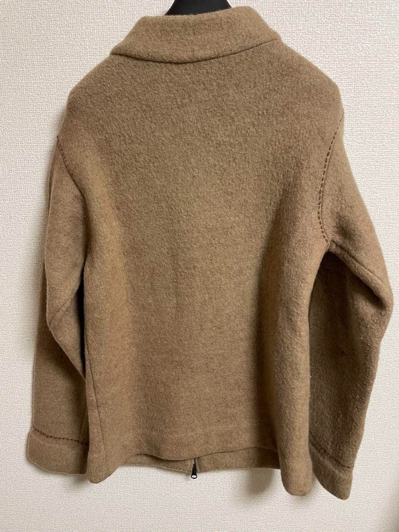 Yohji Yamamoto Contrast Stitch Zip Sweater Size US M / EU 48-50 / 2 - 2 Thumbnail