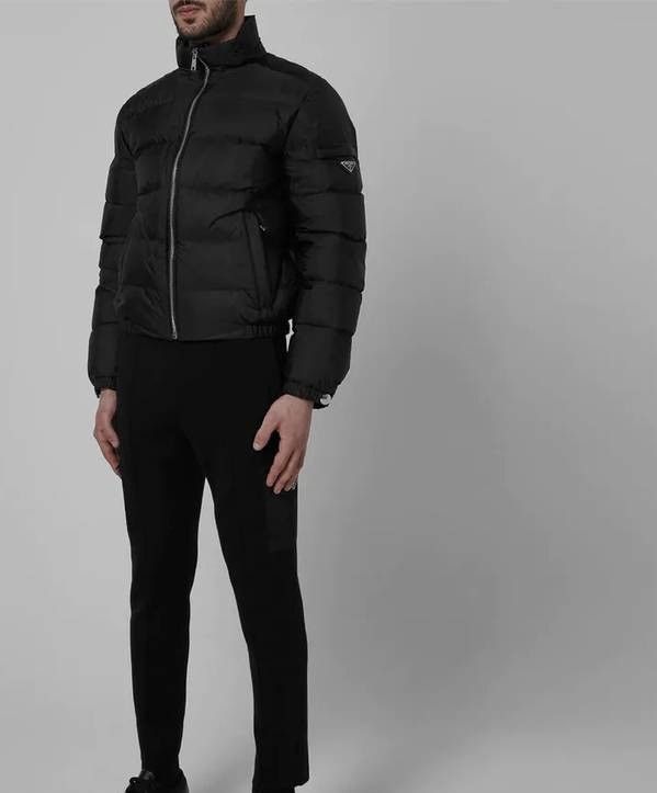 Prada Prada Re-nylon Logo Down Jacket | Grailed