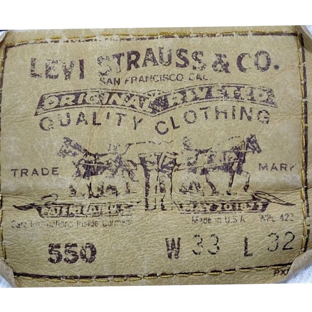 Vintage Levi Strauss & Co 550 Jeans Relaxed Denim Light Wash Mens W33 /L32 Size US 33 - 4 Thumbnail