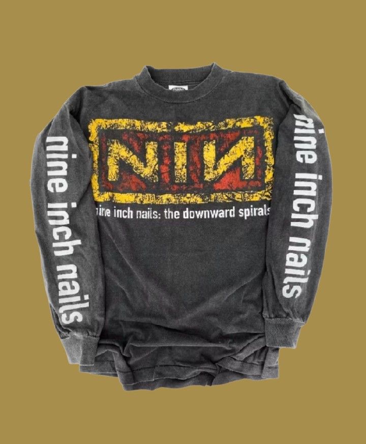 FOR OTHERS Fansmade Nine Inch Nails The Downwrad Spiral Faded Shirt Size US L / EU 52-54 / 3 - 1 Thumbnail