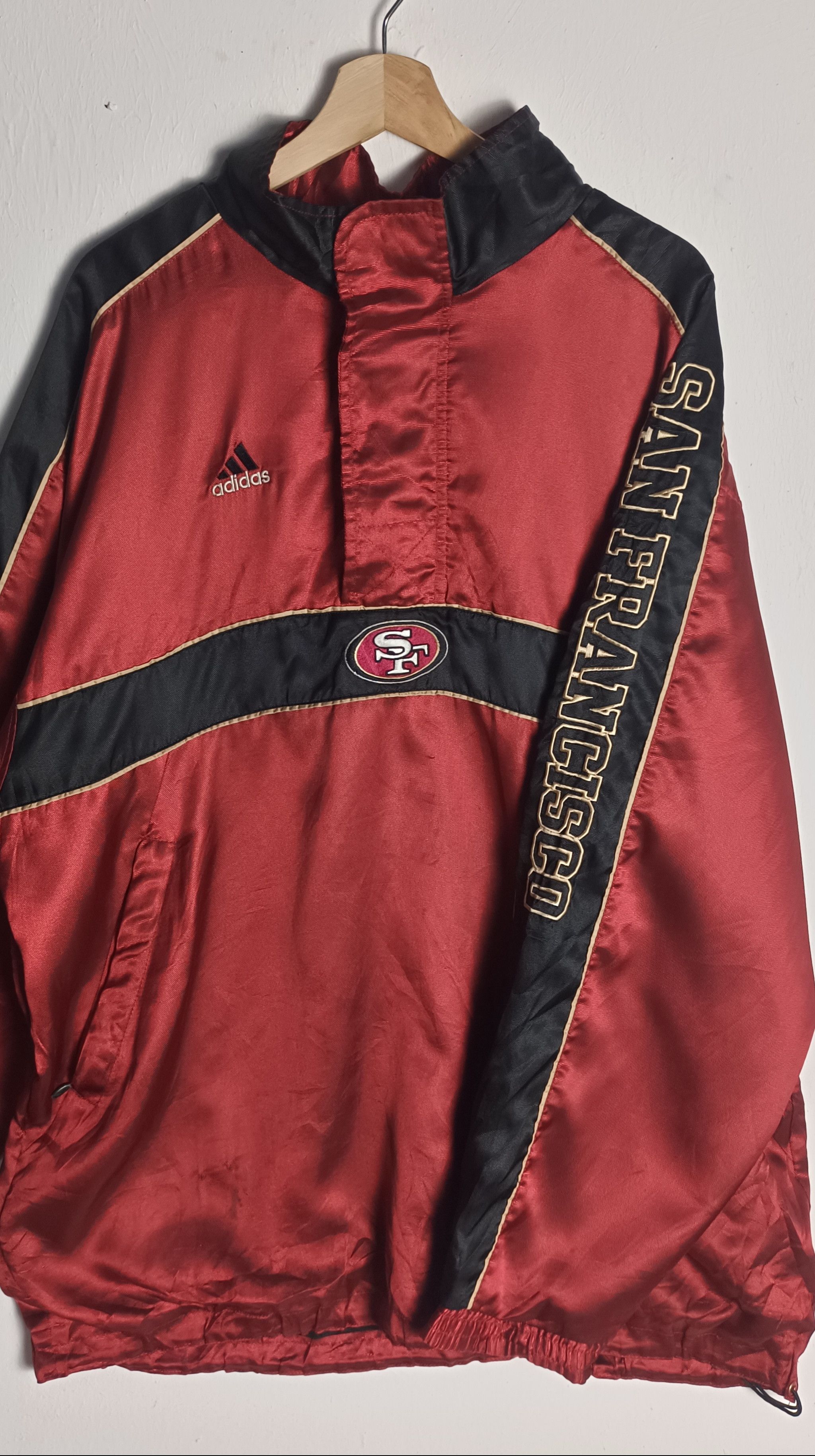 Adidas Vintage 90s💥 Adidas San Francisco NFL Size US XL / EU 56 / 4 - 9 Thumbnail