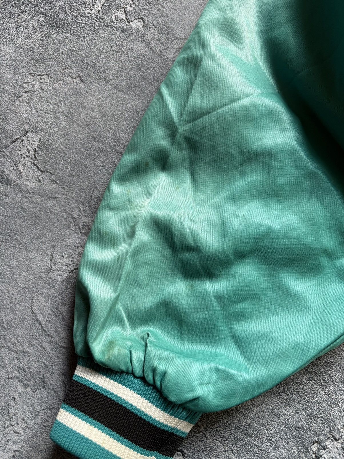 Starter Vintage 90s MLB Florida Marlins Starter Diamond Satin Jacket Size US L / EU 52-54 / 3 - 10 Thumbnail