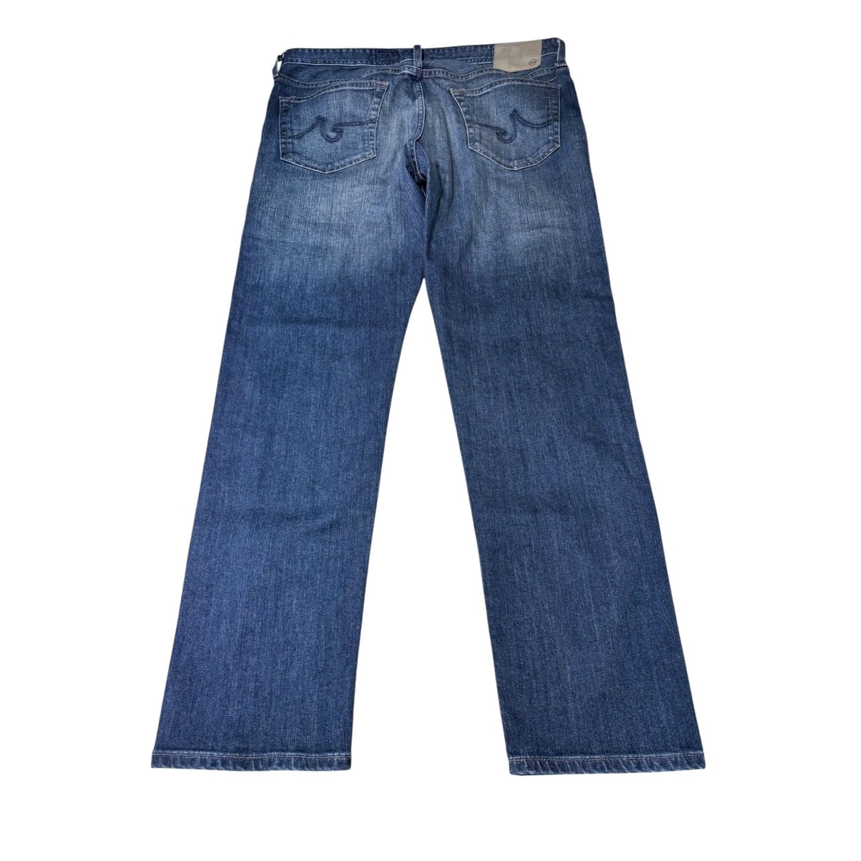 Vintage AG Adriano Goldschmied Tellis Modern Slim Denim Jeans Men Blue 38x32 US Size Size US 38 / EU 54 - 6 Thumbnail