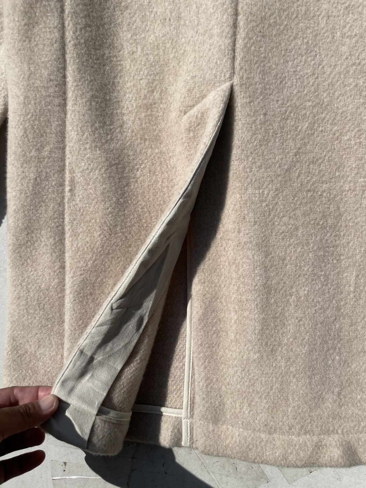 Danton RARE🔥 Danton Vetements De Travail Beige Wool Coat Size S / US 4 / IT 40 - 12 Thumbnail