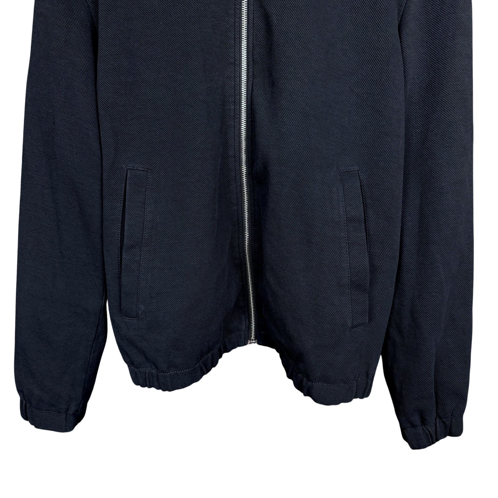 Zara Zara Man Stand Collar Black Full Zip Lightweight Jacket Size US L / EU 52-54 / 3 - 5 Thumbnail