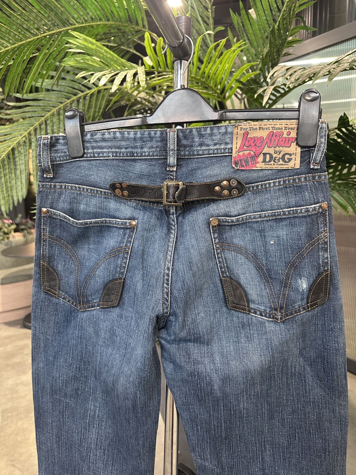 Dolce & Gabbana Dolce & Gabbana Love affair denim with leather detailing Size US 31 - 3 Thumbnail